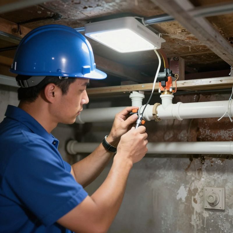 How to Turn Off a Main Line During a Storm in Morton